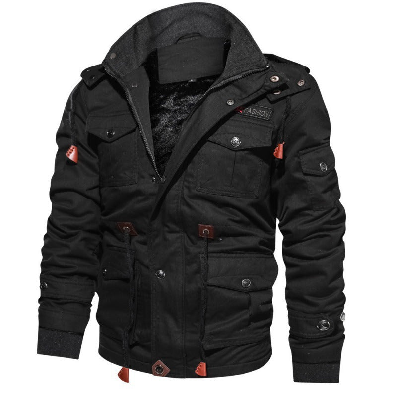 Veste d'hiver style militaire avec cordon de serrage – confort et style pour l'hiver ❄️