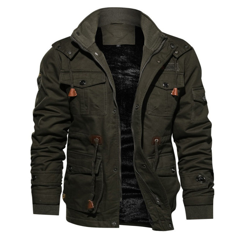 Veste d'hiver style militaire avec cordon de serrage – confort et style pour l'hiver ❄️