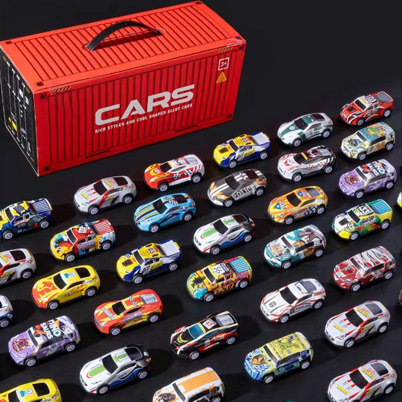 48 mini voitures à rétrofriction avec garage – Offre spéciale Noël : 55 % de réduction ! 🎁 ✨ Le cadeau idéal pour les petits passionnés de voitures ! Sans frais cachés ni taxes !