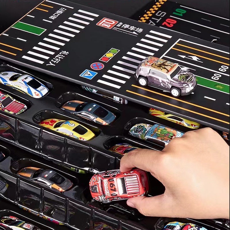 48 mini voitures à rétrofriction avec garage – Offre spéciale Noël : 55 % de réduction ! 🎁 ✨ Le cadeau idéal pour les petits passionnés de voitures ! Sans frais cachés ni taxes !