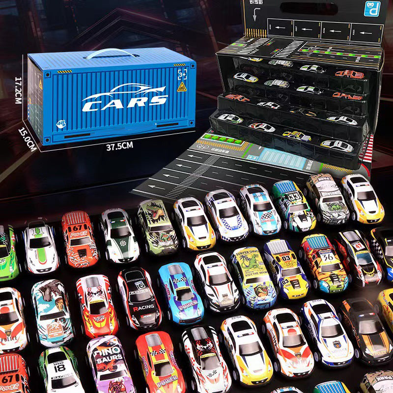 48 mini voitures à rétrofriction avec garage – Offre spéciale Noël : 55 % de réduction ! 🎁 ✨ Le cadeau idéal pour les petits passionnés de voitures ! Sans frais cachés ni taxes !