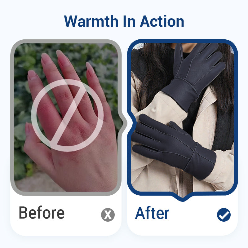 ✨Ensemble de gants d'hiver chauds unisexes – Coupe-vent, élégants et indispensables pour tous✨