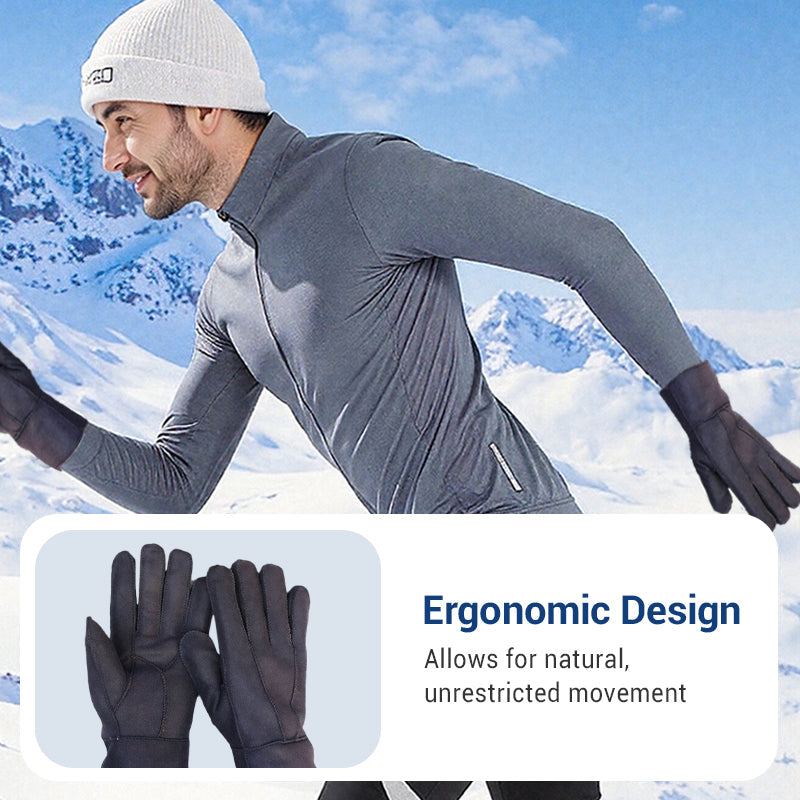 ✨Ensemble de gants d'hiver chauds unisexes – Coupe-vent, élégants et indispensables pour tous✨