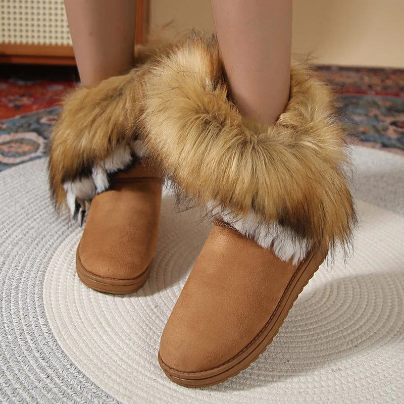 💖Chaussures en peluche pour femmes sans lacets 