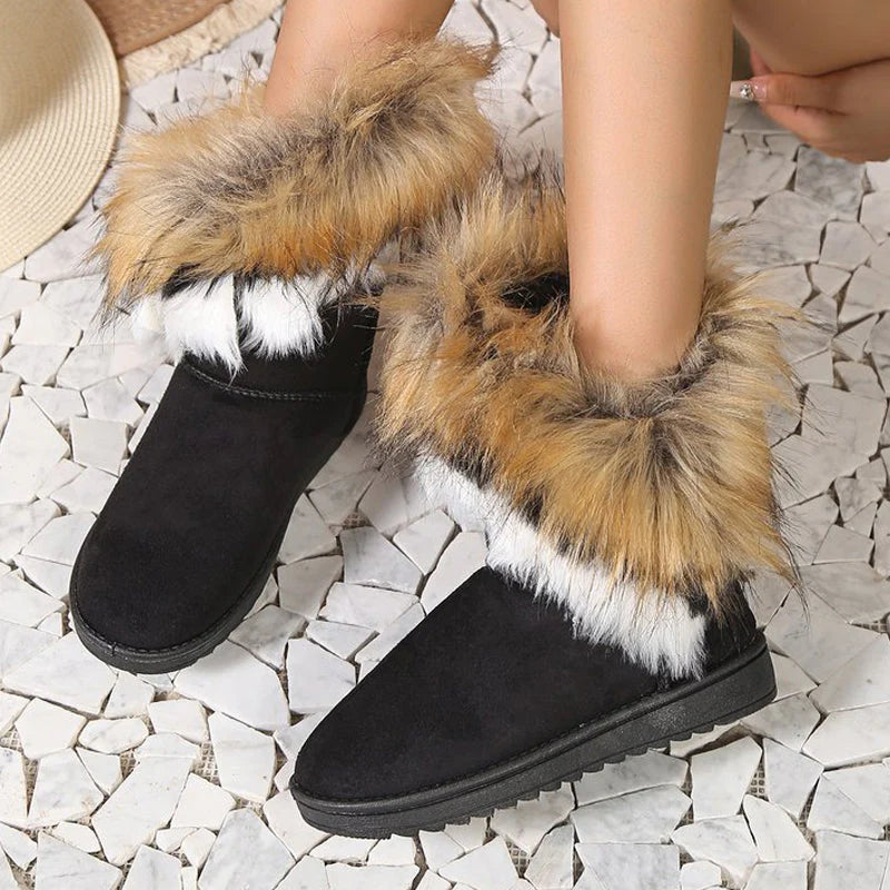 💖Chaussures en peluche pour femmes sans lacets 