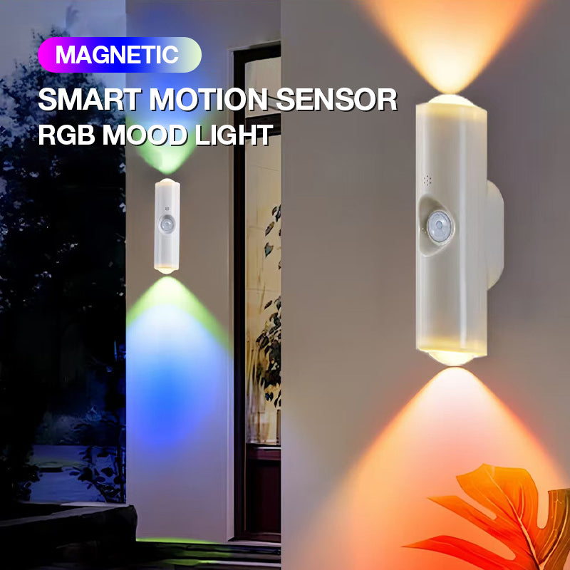 Lampe d'ambiance magnétique RGB avec détecteur de mouvement