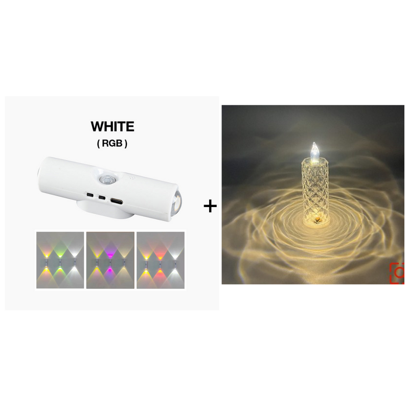 Lampe d'ambiance magnétique RGB avec détecteur de mouvement