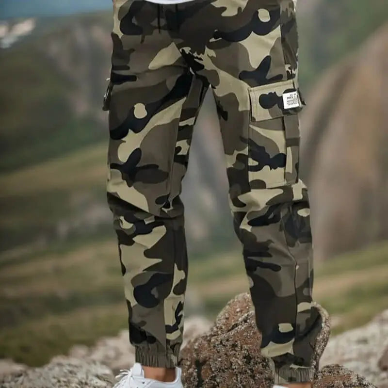 🏞️  Herren Cargohose im Camouflage-Look – Bequem, Robust & Stilvoll für Alltag & Outdoor 👖