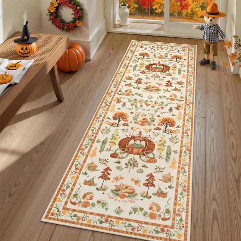 Tapis de Noël doux et antidérapant pour la maison 