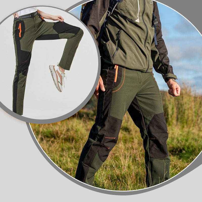 👖Pantalon de randonnée coupe-vent, imperméable et chaud avec taille élastique