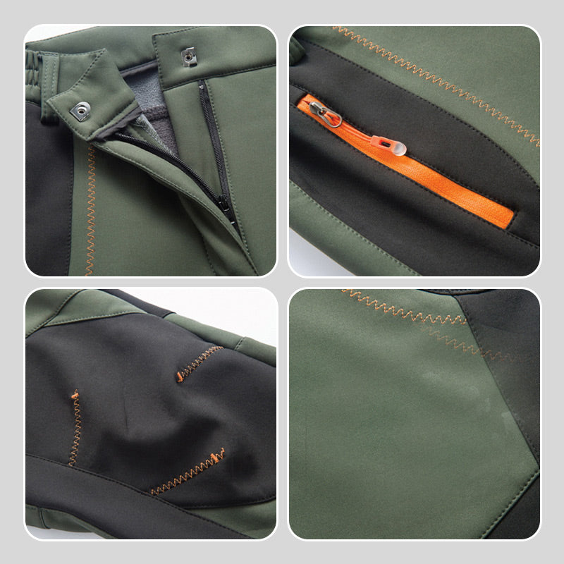 👖Pantalon de randonnée coupe-vent, imperméable et chaud avec taille élastique