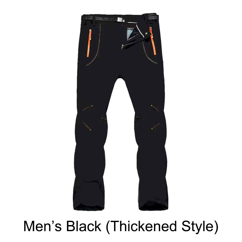 👖Pantalon de randonnée coupe-vent, imperméable et chaud avec taille élastique