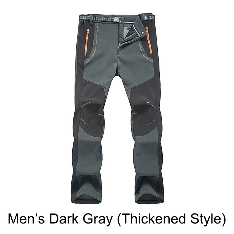 👖Pantalon de randonnée coupe-vent, imperméable et chaud avec taille élastique