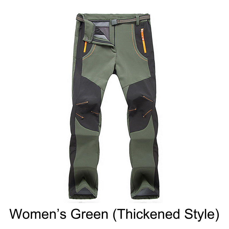 👖Pantalon de randonnée coupe-vent, imperméable et chaud avec taille élastique