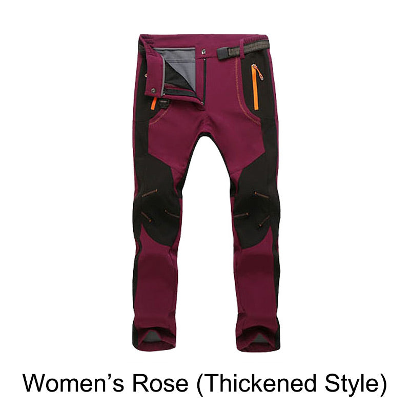 👖Pantalon de randonnée coupe-vent, imperméable et chaud avec taille élastique