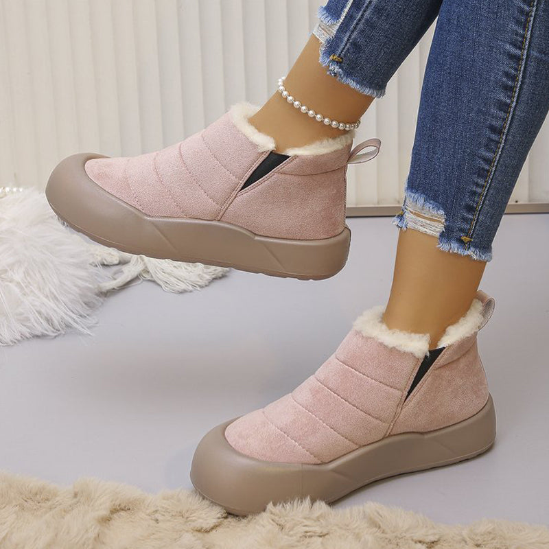 💜 DERNIER JOUR DE LA PROMOTION – 52 % DE RÉDUCTION 💜 Bottes d'hiver imperméables en coton avec semelle souple
