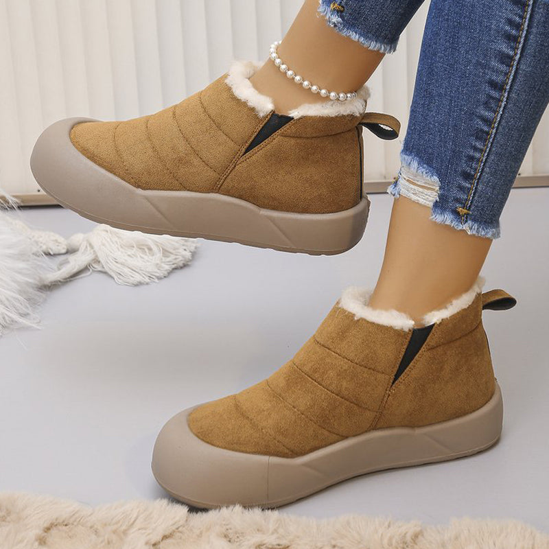 💜 DERNIER JOUR DE LA PROMOTION – 52 % DE RÉDUCTION 💜 Bottes d'hiver imperméables en coton avec semelle souple