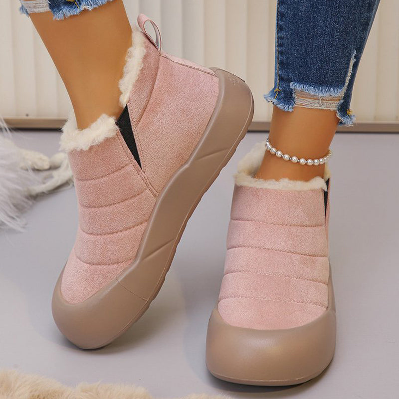 💜 DERNIER JOUR DE LA PROMOTION – 52 % DE RÉDUCTION 💜 Bottes d'hiver imperméables en coton avec semelle souple
