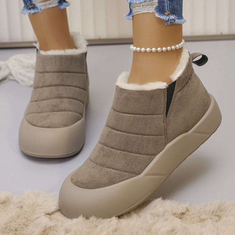 💜 DERNIER JOUR DE LA PROMOTION – 52 % DE RÉDUCTION 💜 Bottes d'hiver imperméables en coton avec semelle souple