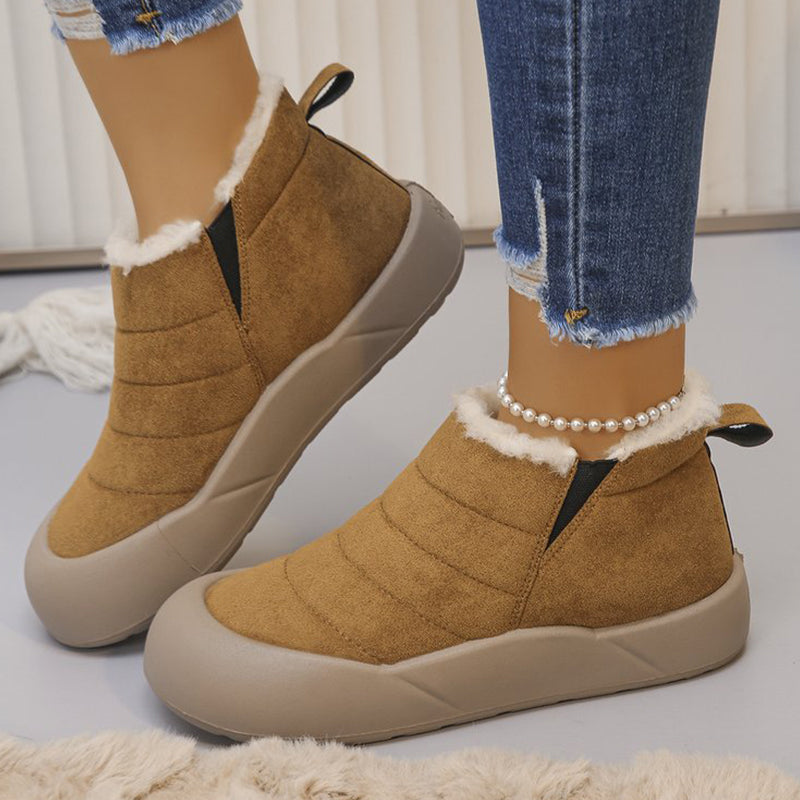 💜 DERNIER JOUR DE LA PROMOTION – 52 % DE RÉDUCTION 💜 Bottes d'hiver imperméables en coton avec semelle souple