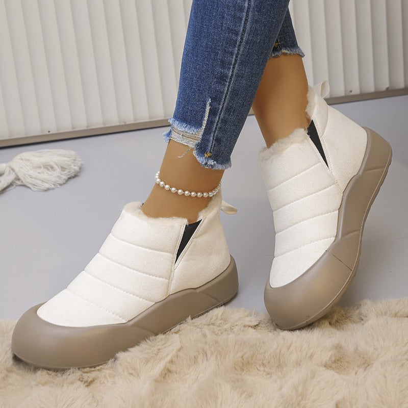 💜 DERNIER JOUR DE LA PROMOTION – 52 % DE RÉDUCTION 💜 Bottes d'hiver imperméables en coton avec semelle souple