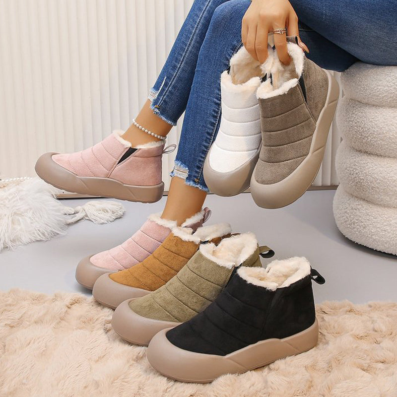 💜 DERNIER JOUR DE LA PROMOTION – 52 % DE RÉDUCTION 💜 Bottes d'hiver imperméables en coton avec semelle souple