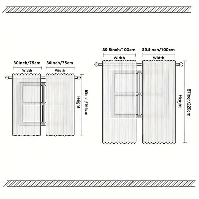 [Black Friday Angebot 🎁] Kuschelwohl Weihnachts-Fenstervorhänge 2-teilig – Zaubere festliche Stimmung in dein Zuhause! Jetzt 50% Rabatt! 🎄