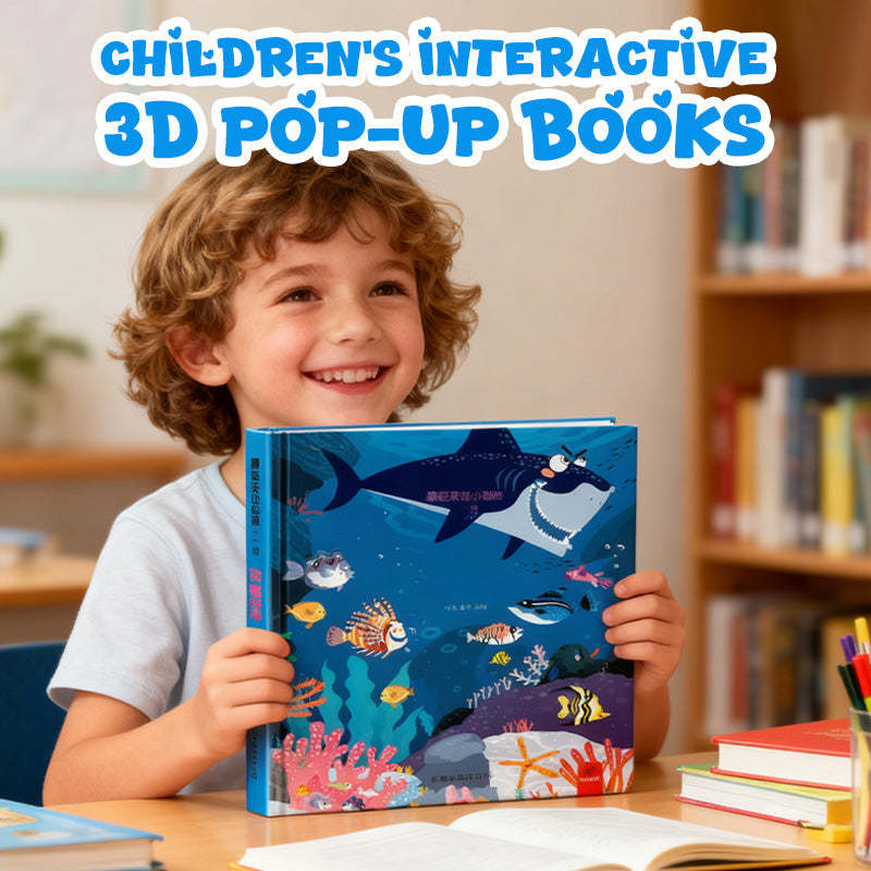 Interaktive 3D-Pop-Up-Bücher für Kinder