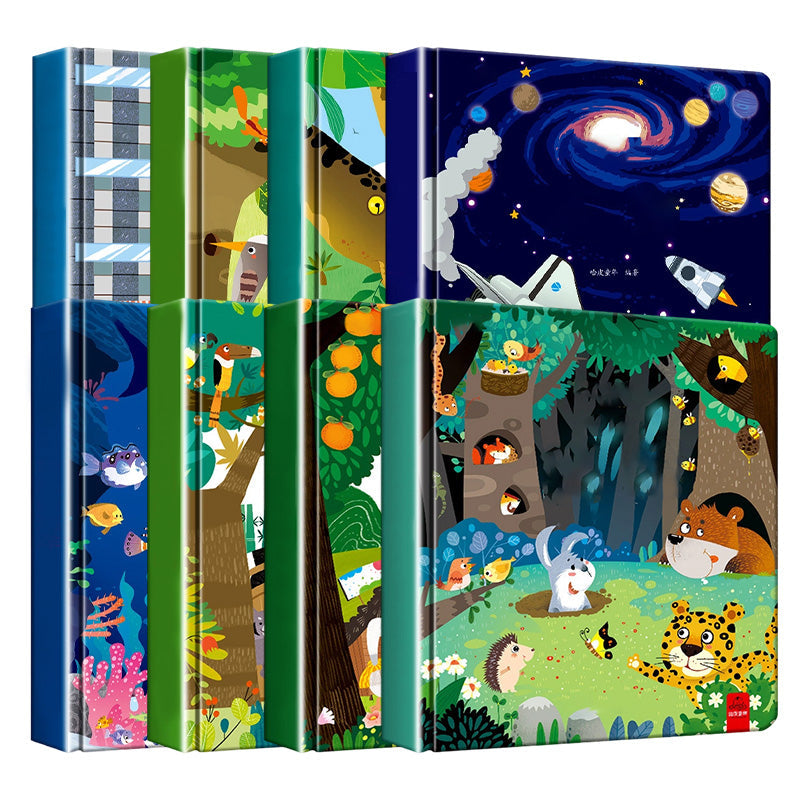 Livres pop-up interactifs en 3D pour enfants 