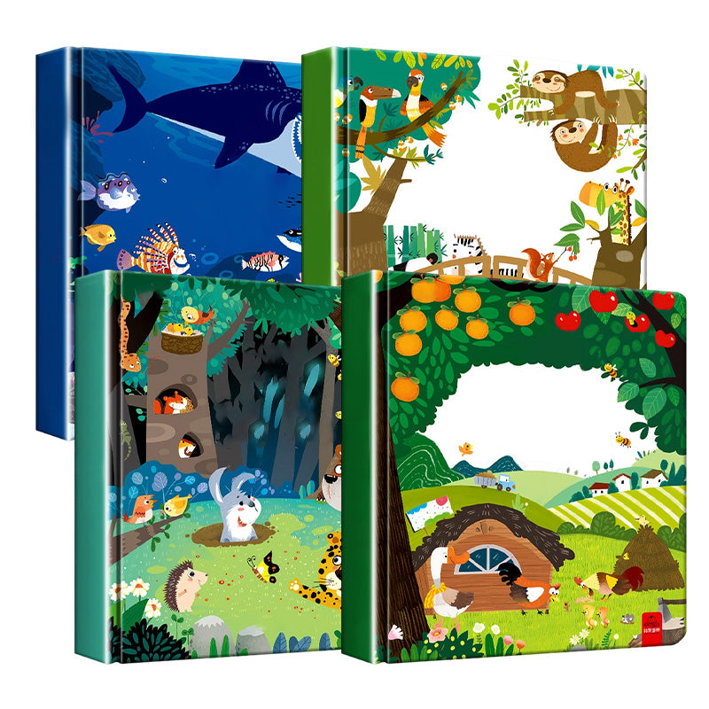 Livres pop-up interactifs en 3D pour enfants 