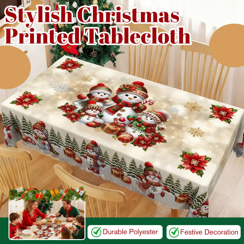 ✨Nouveautés de Noël✨ Nappe de Noël élégante avec imprimé