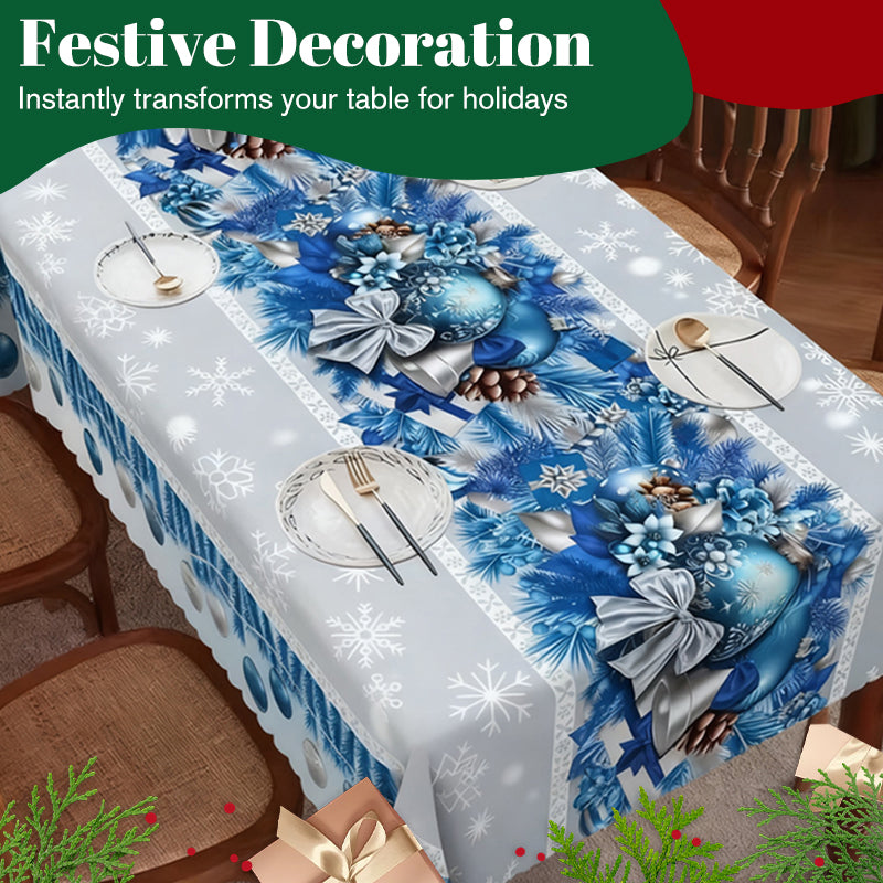 ✨Nouveautés de Noël✨ Nappe de Noël élégante avec imprimé