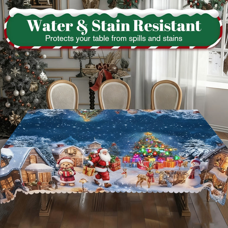 ✨Nouveautés de Noël✨ Nappe de Noël élégante avec imprimé