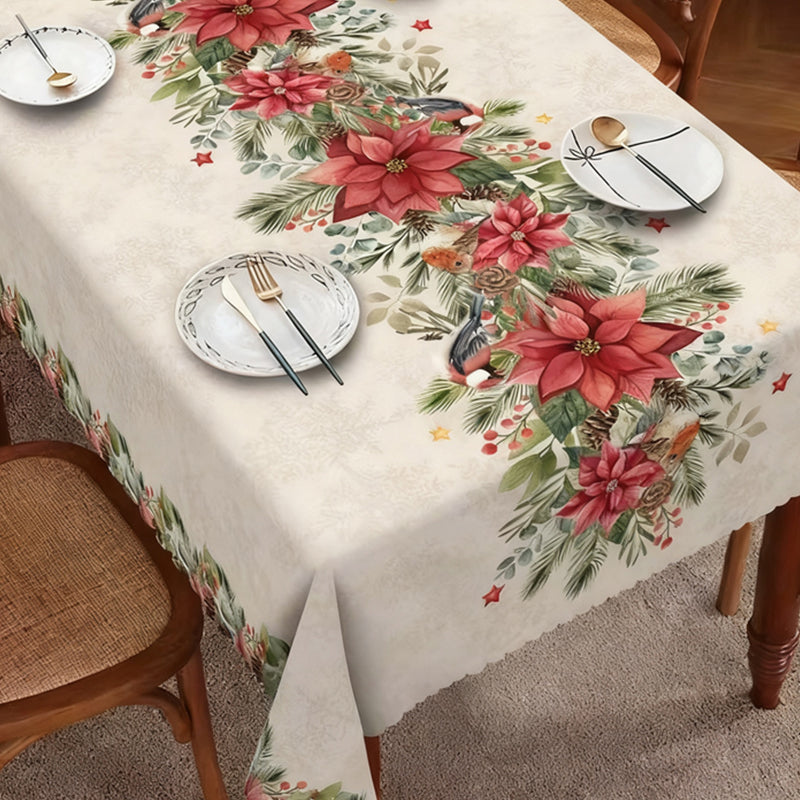✨Nouveautés de Noël✨ Nappe de Noël élégante avec imprimé