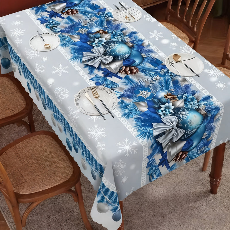 ✨Nouveautés de Noël✨ Nappe de Noël élégante avec imprimé