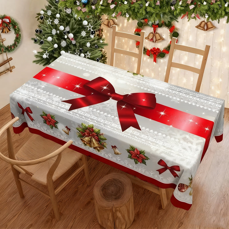 ✨Nouveautés de Noël✨ Nappe de Noël élégante avec imprimé