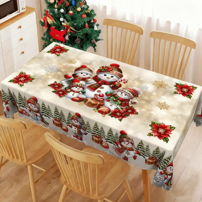 ✨Nouveautés de Noël✨ Nappe de Noël élégante avec imprimé