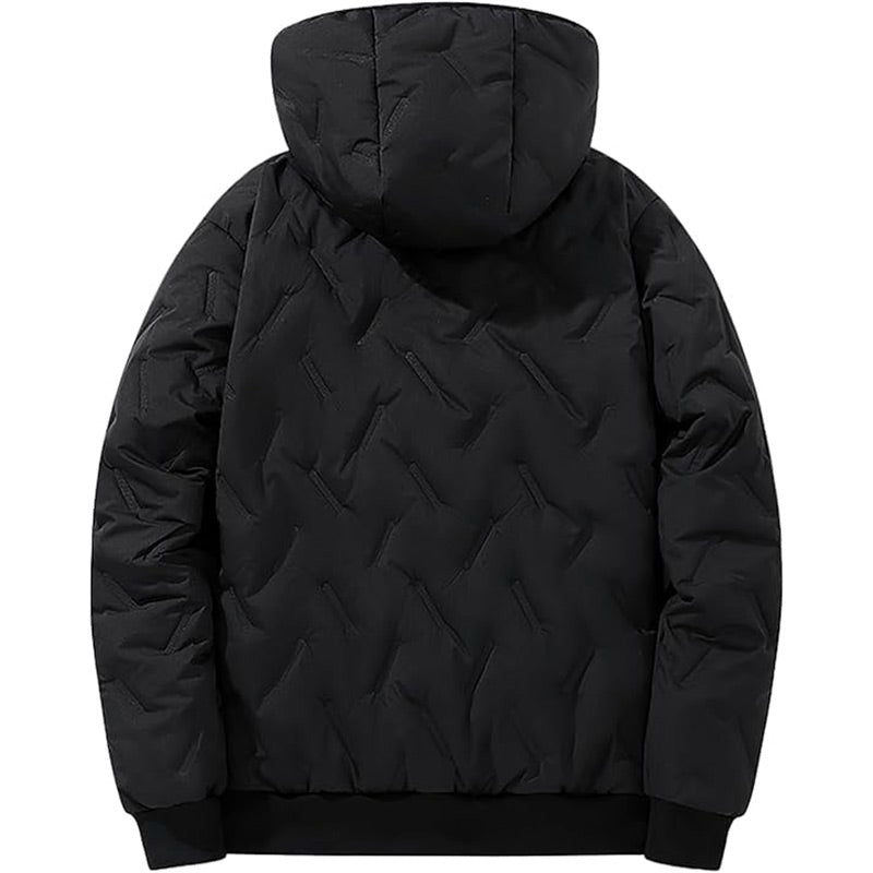 🎄Herren Winter warmer Reißverschluss-Kapuzenmantel