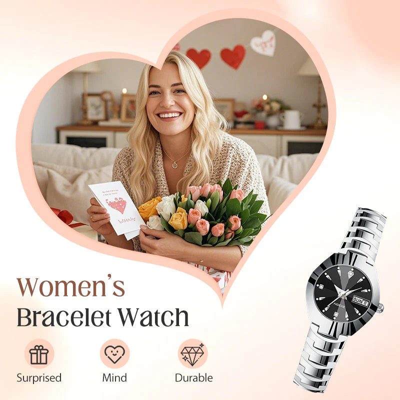 ⌚✨Montre femme élégante et étanche – Le cadeau de Noël parfait 🎁 | Promotion Black Friday : -50 % ! 🖤