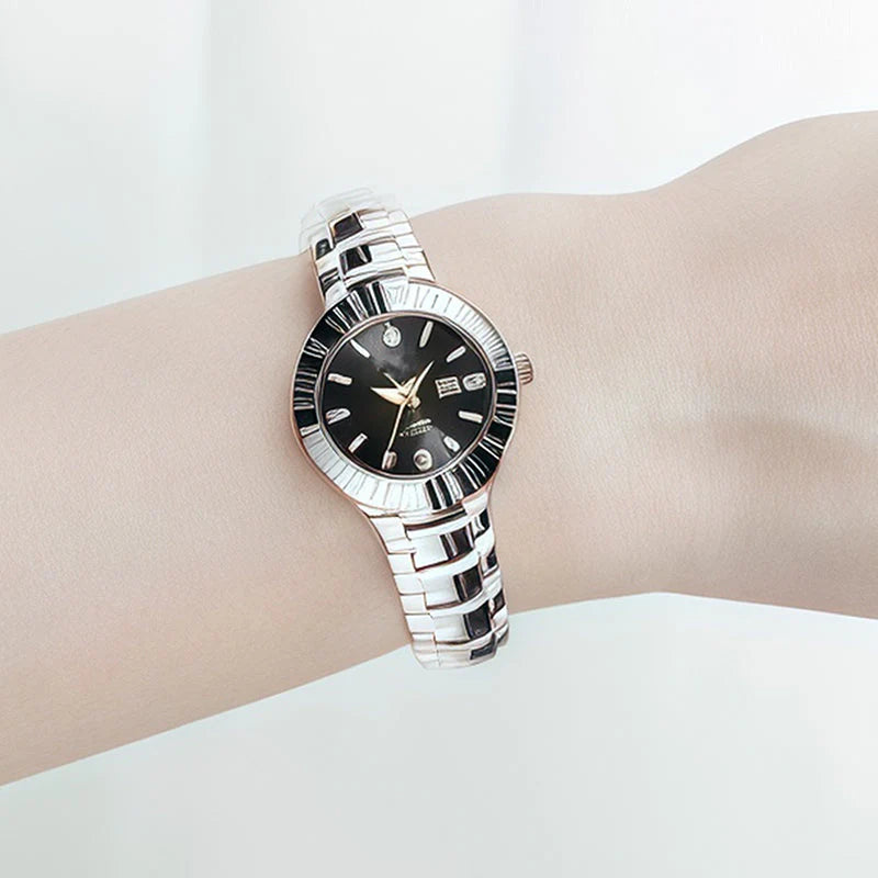 ⌚✨Montre femme élégante et étanche – Le cadeau de Noël parfait 🎁 | Promotion Black Friday : -50 % ! 🖤