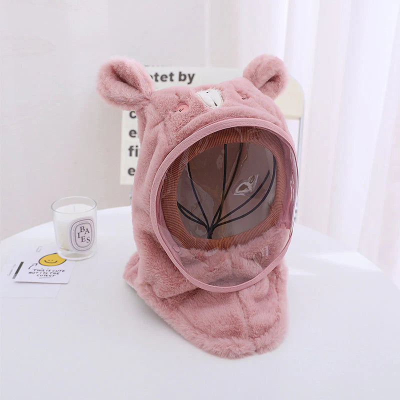 🧸❄️Bonnet d'hiver pour enfants avec masque coupe-vent amovible – Chaud, mignon et sûr ! | SOLDES BLACK FRIDAY -50 % 🎁 