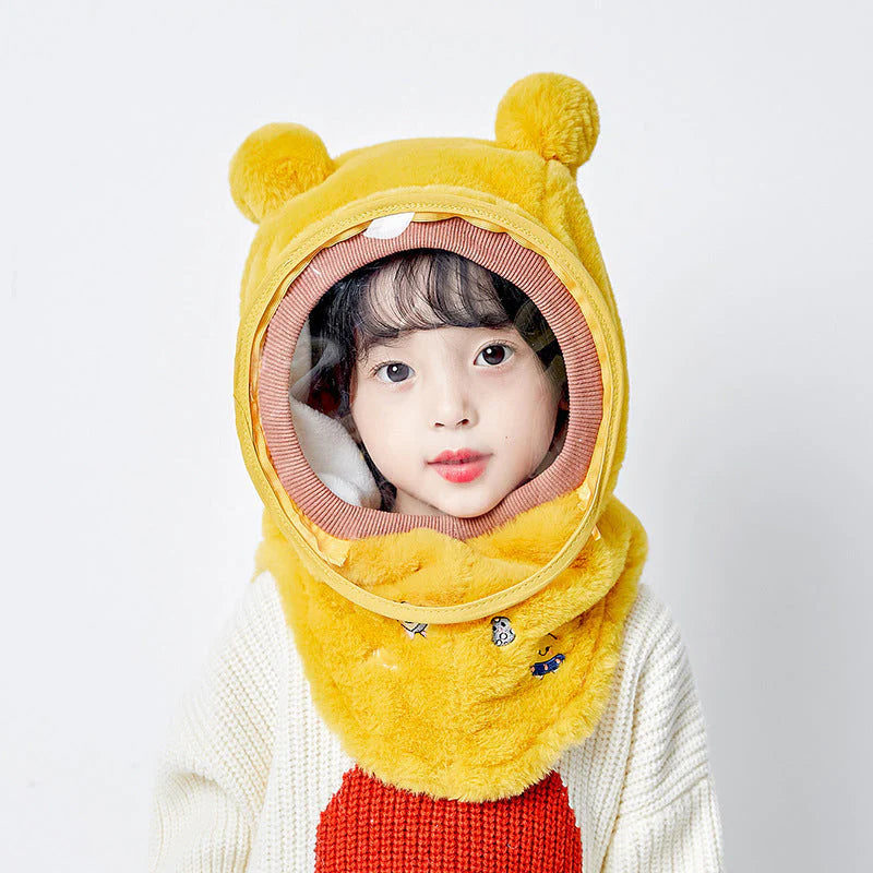 🧸❄️Bonnet d'hiver pour enfants avec masque coupe-vent amovible – Chaud, mignon et sûr ! | SOLDES BLACK FRIDAY -50 % 🎁 