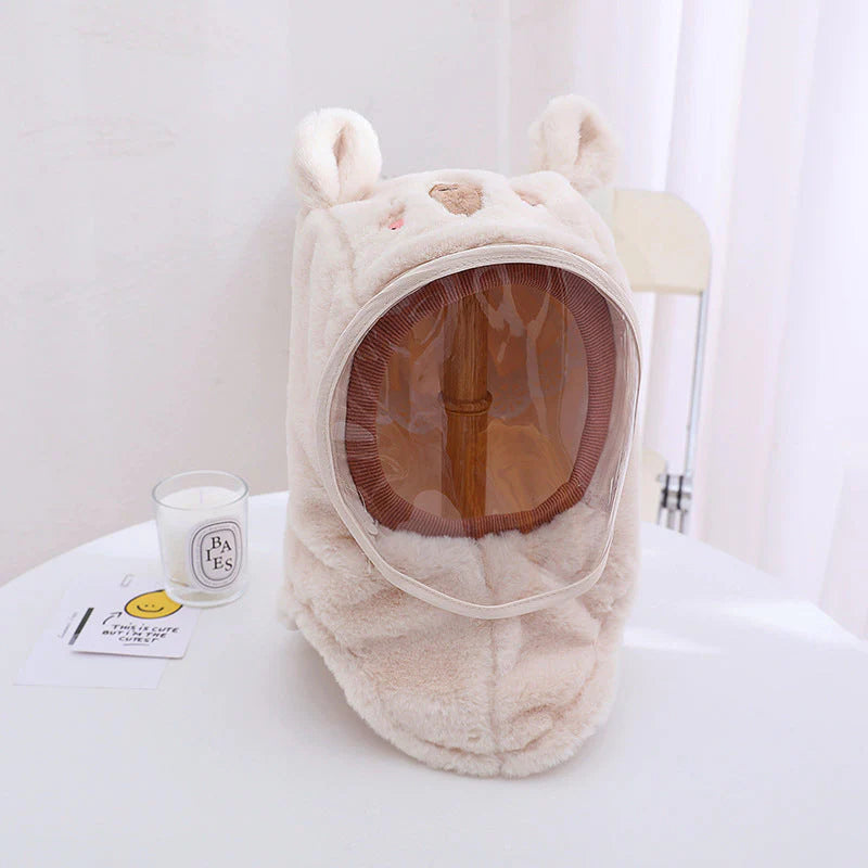 🧸❄️Kinder Wintermütze mit abnehmbarer winddichter Maske – Warm, Süß & Sicher! | BLACK FRIDAY SALE -50% 🎁