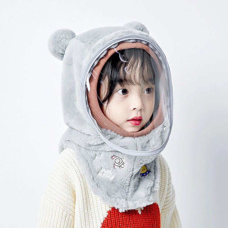 🧸❄️Bonnet d'hiver pour enfants avec masque coupe-vent amovible – Chaud, mignon et sûr ! | SOLDES BLACK FRIDAY -50 % 🎁 