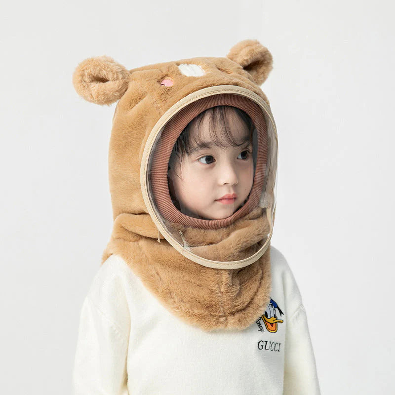 🧸❄️Kinder Wintermütze mit abnehmbarer winddichter Maske – Warm, Süß & Sicher! | BLACK FRIDAY SALE -50% 🎁