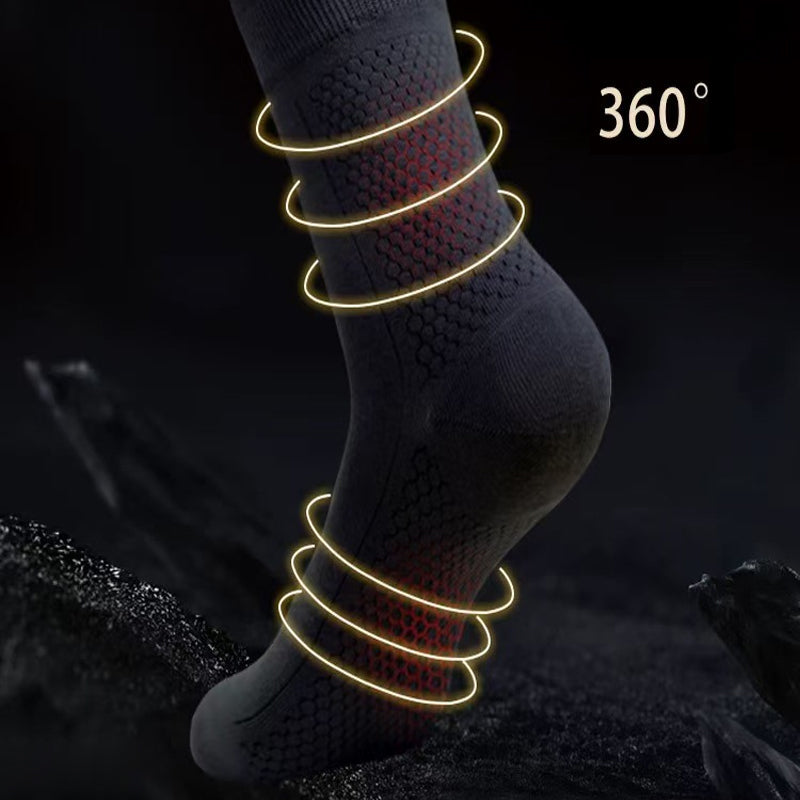 Herren-Crew-Socken aus geruchshemmender Graphene-Mischung – 5 Paar/Set