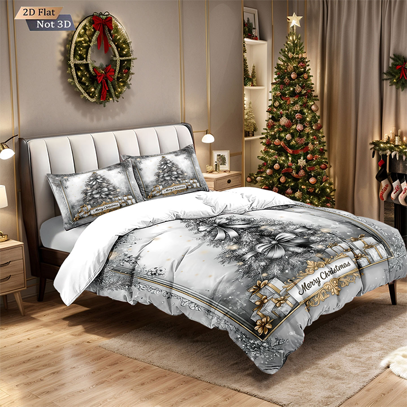 ⏳Offre limitée dans le temps : 50 % de réduction⏰Ensemble de literie de Noël 3 pièces Cozy Comfort™ – Motifs de rêve (Soldes de Noël : jusqu'à -40 %)