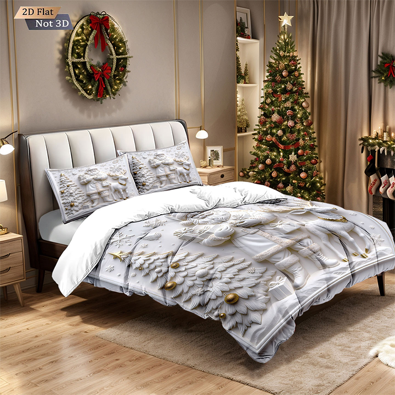 ⏳Limited-time 50% off⏰Kuschelwohl™ Festliches 3-teiliges Weihnachts-Bettwäsche-Set – Traumhafte Designs (Weihnachts-Sale: Bis zu -40%)