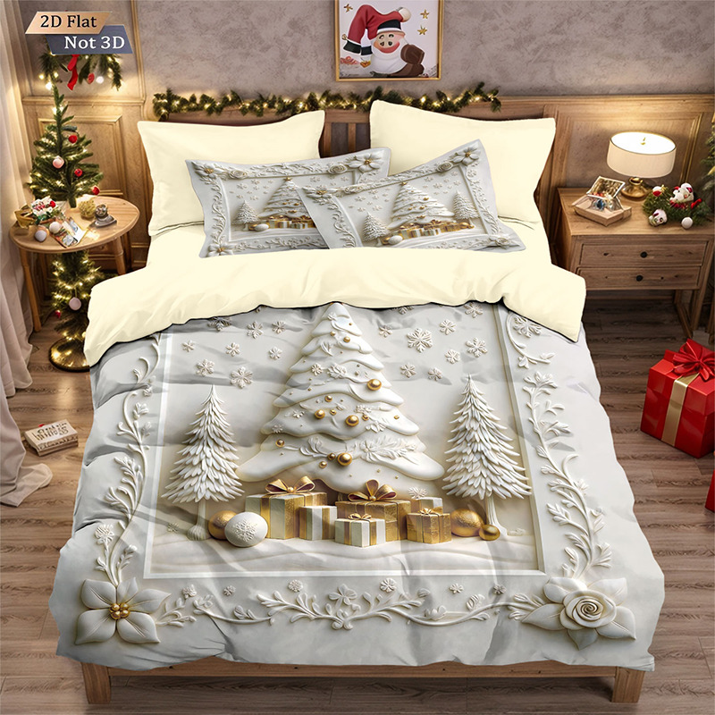 ⏳Offre limitée dans le temps : 50 % de réduction⏰Ensemble de literie de Noël 3 pièces Cozy Comfort™ – Motifs de rêve (Soldes de Noël : jusqu'à -40 %)