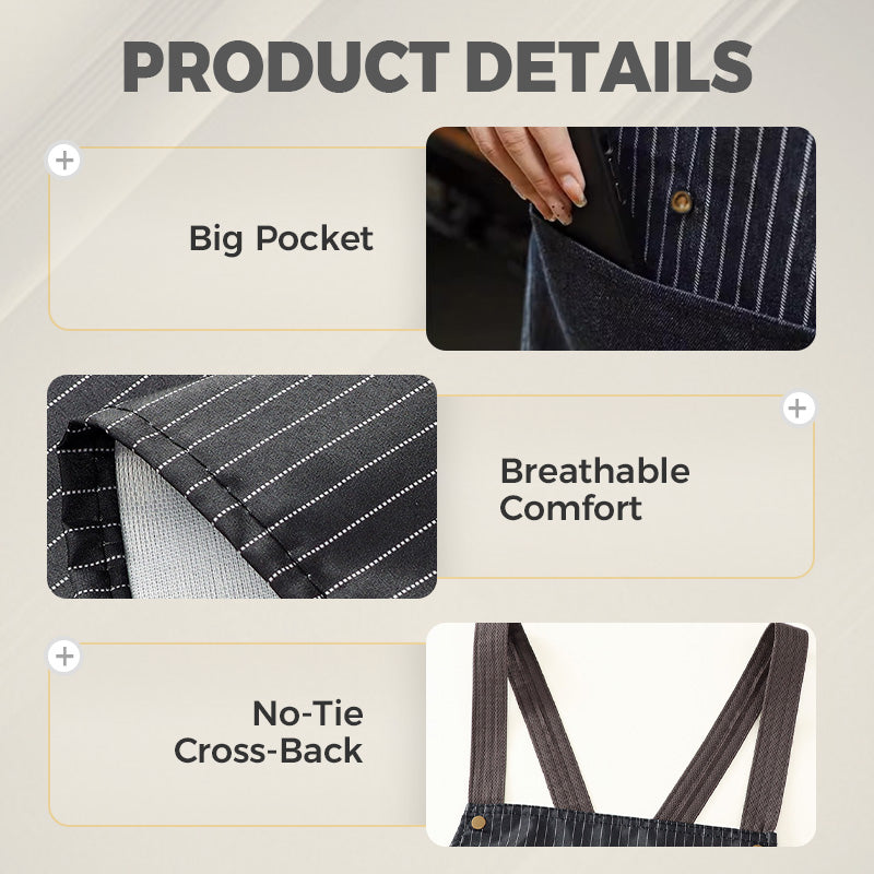 🔥Letzter Tag des zeitlich begrenzten 50%-Rabatts!🔥Wasserdichte Schürze mit abnehmbarem Handtuch